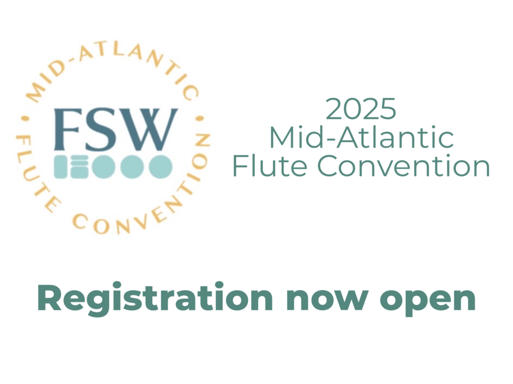 Mid-Atlantic Flute Convention registration now open